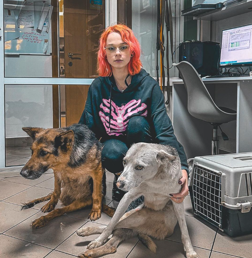 "Животные мне как дети". Где сейчас Анастасия Тихая, спасшая собак из Ирпеня в начале войны